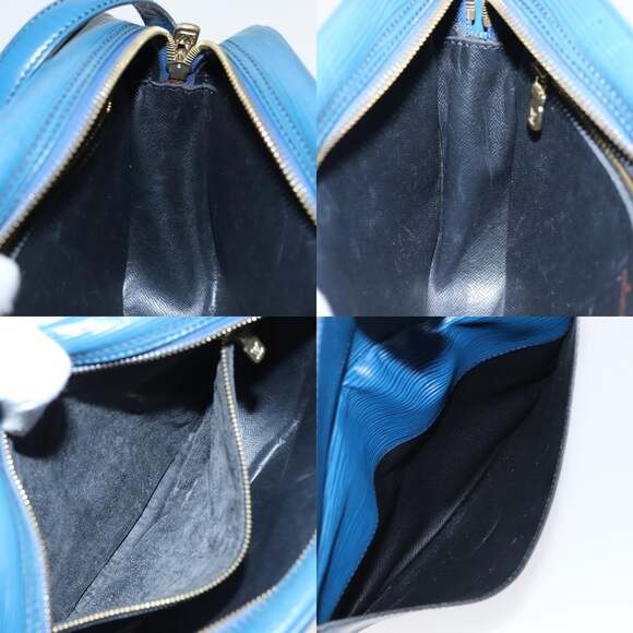 LOUIS VUITTON Epi June Feuille Shoulder Bag Blue M52155 - Picture 12 of 13